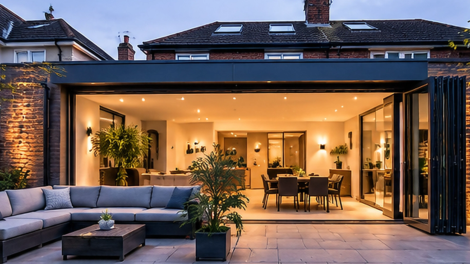Modern rear extension