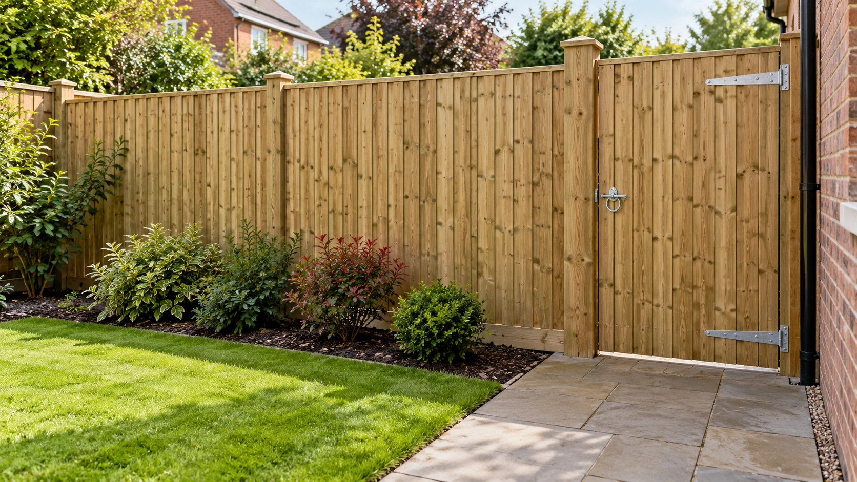Fencing & Brickwork illustrative project example