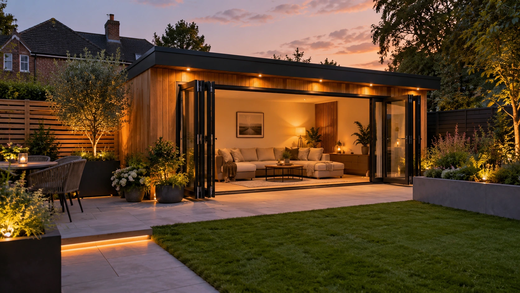 Garden lounge room
