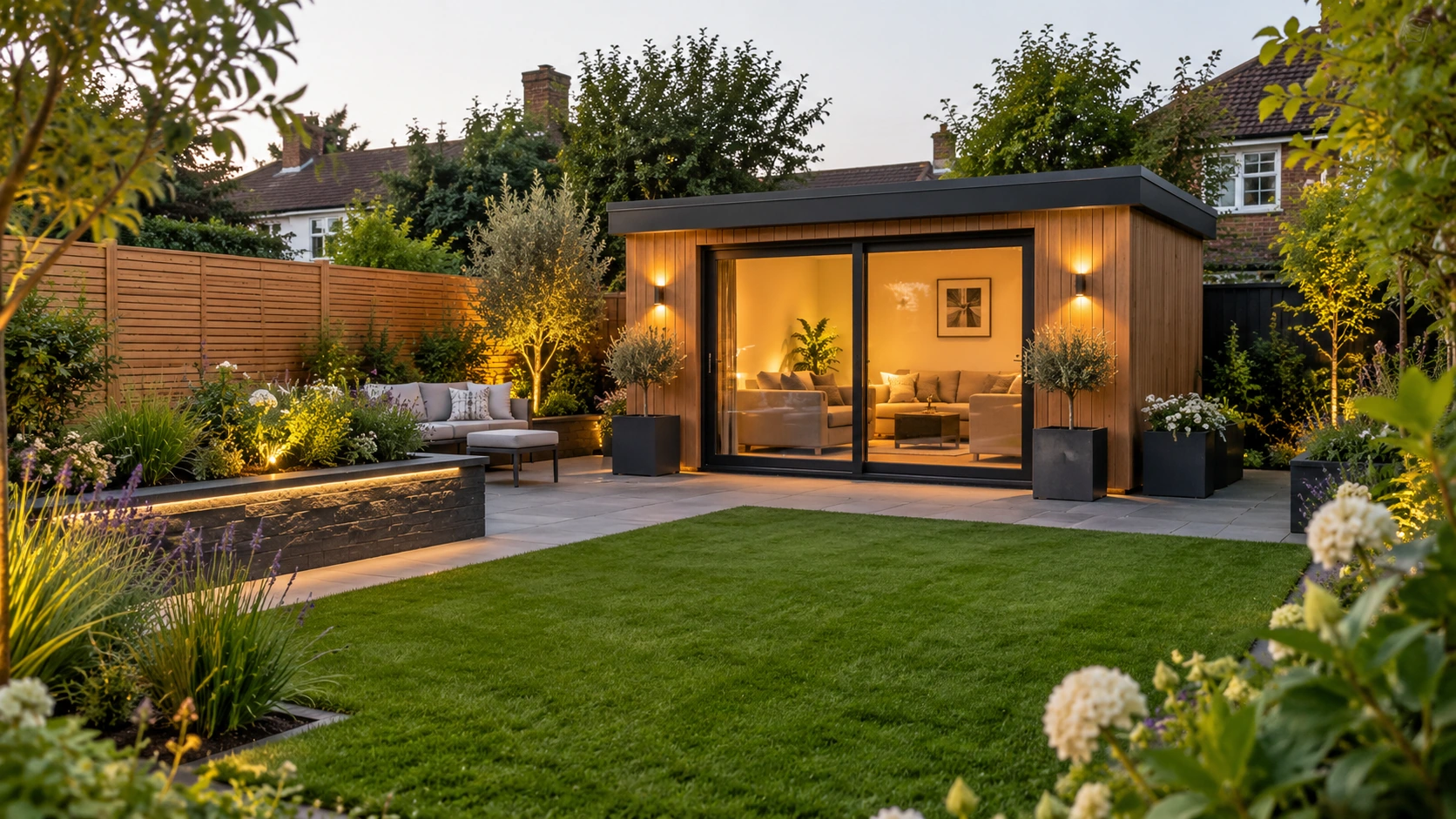 Garden-room landscaping