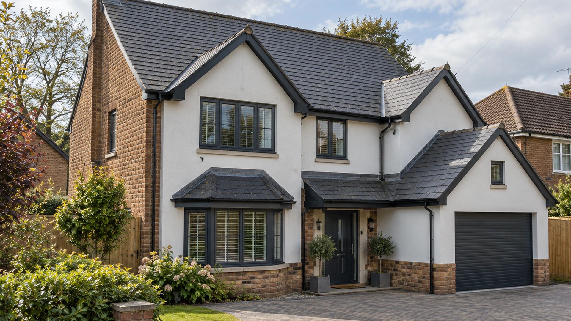 Finished roof renewal on a UK house